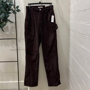 PAC Sun brown carpenter Corduroy pants sz 26